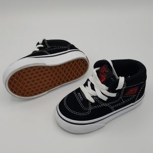 Vans Shoes - Vans Half Cab Blk Red TODDLER Size 4 Vans Shoes - Vans Half Cab Blk Red TODDLER Size 4